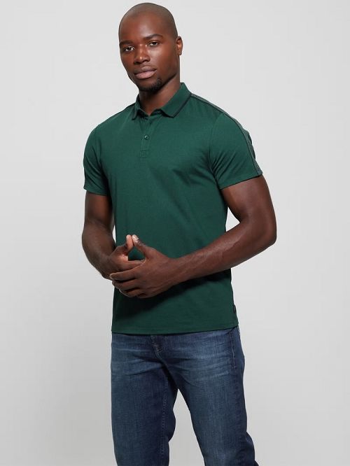 Guess Quattro G Tape Polo Verzi | GUESS-SN31083