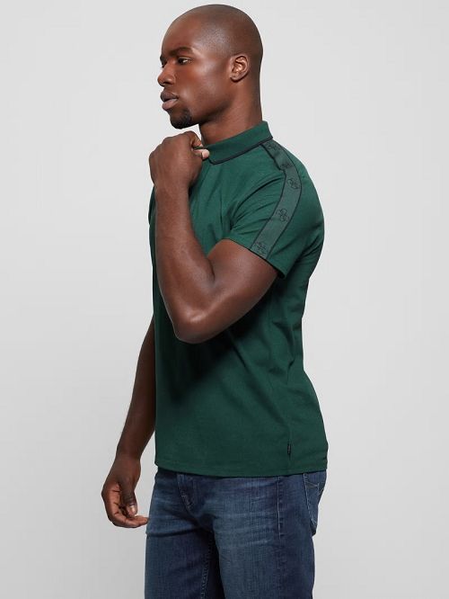 Guess Quattro G Tape Polo Verzi | GUESS-SN31083