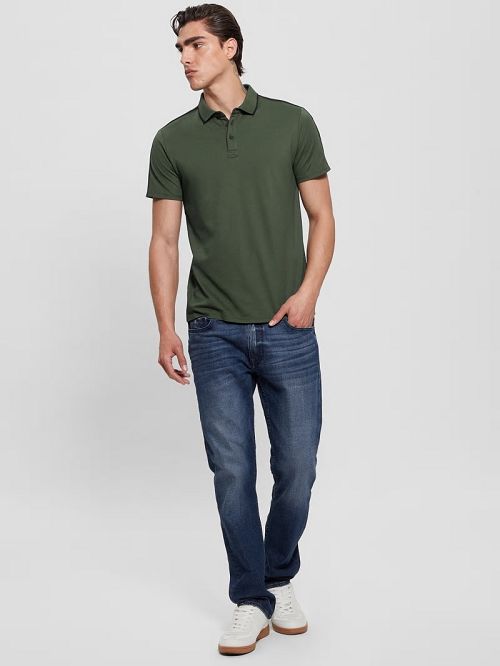 Guess Quattro G Tape Polo Verzi | GUESS-SN31271