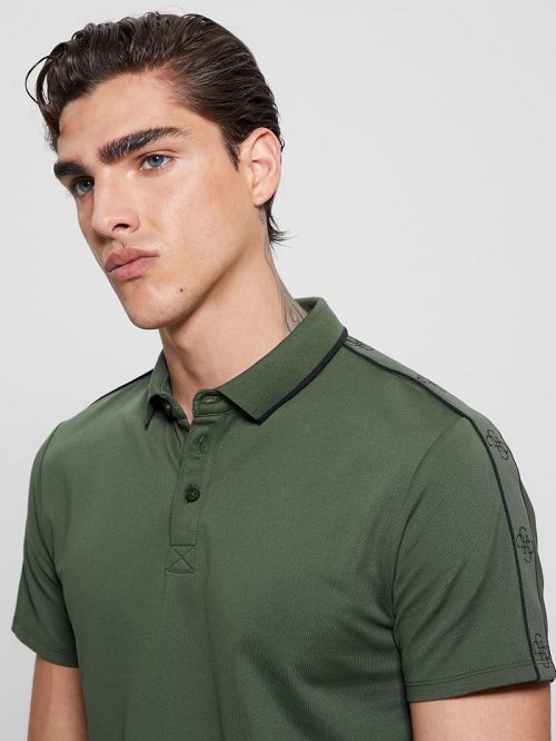 Guess Quattro G Tape Polo Verzi | GUESS-SN31271