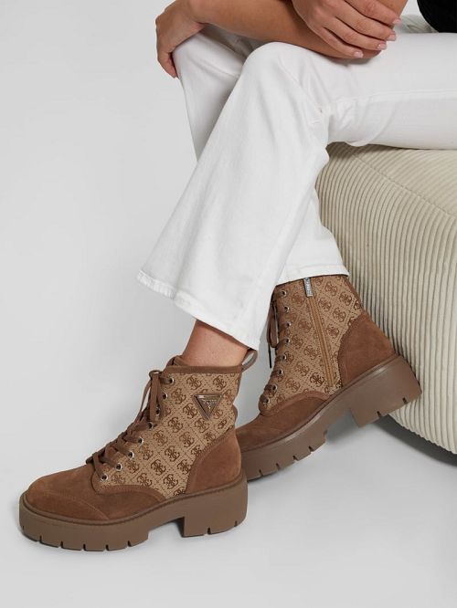 Guess Quattro G Utility Boots Maro | GUESS-SN29956
