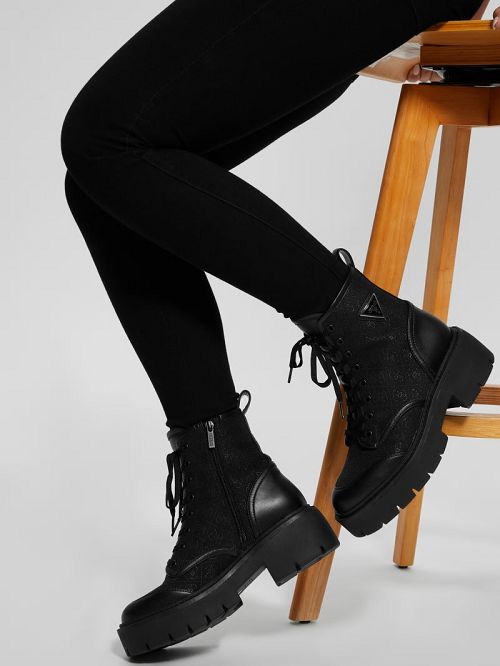 Guess Quattro G Utility Boots Negrii | GUESS-SN29934