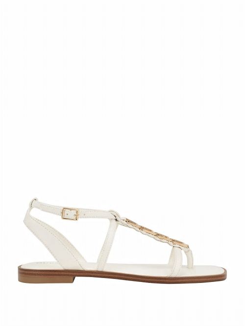 Guess Raima G-Link Chain Sandals Albi | GUESS-SN29610