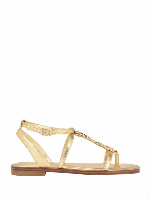 Guess Raima G-Link Chain Sandals Aurii | GUESS-SN29663