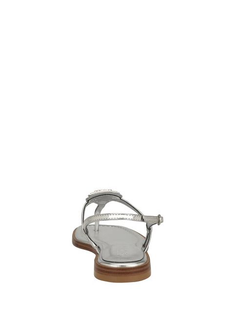 Guess Rainey T-Strap Sandals Argintii | GUESS-SN29637