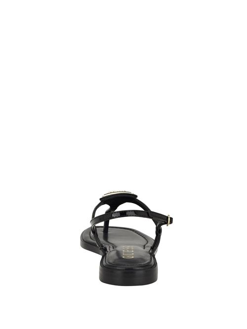 Guess Rainey T-Strap Sandals Negrii | GUESS-SN29662