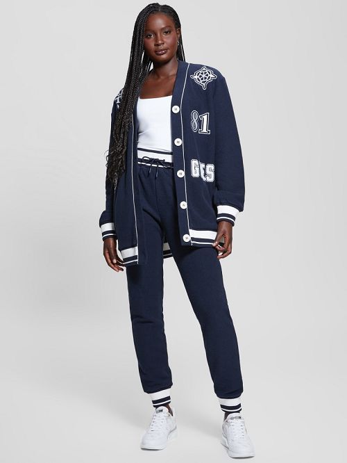 Guess Raquelle Logo Joggers Albastri | GUESS-SN28284