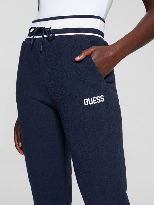 Guess Raquelle Logo Joggers Albastri | GUESS-SN28284