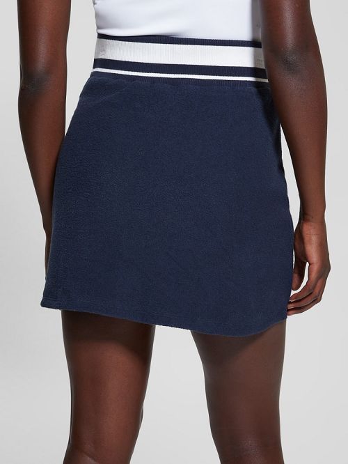 Guess Raquelle Logo Skirts Albastri | GUESS-SN28156