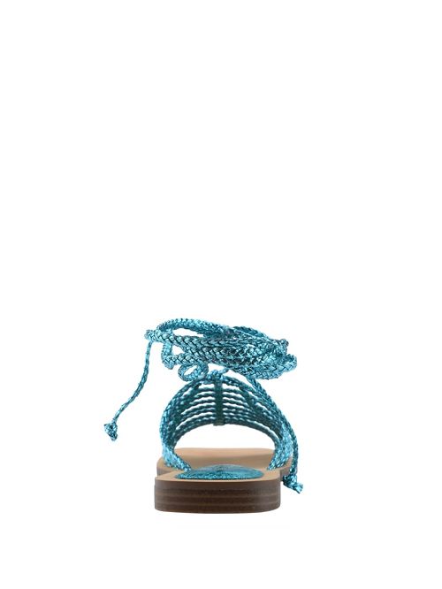 Guess Rayana Strappy Lace-Up Sandals Verzi | GUESS-SN29686