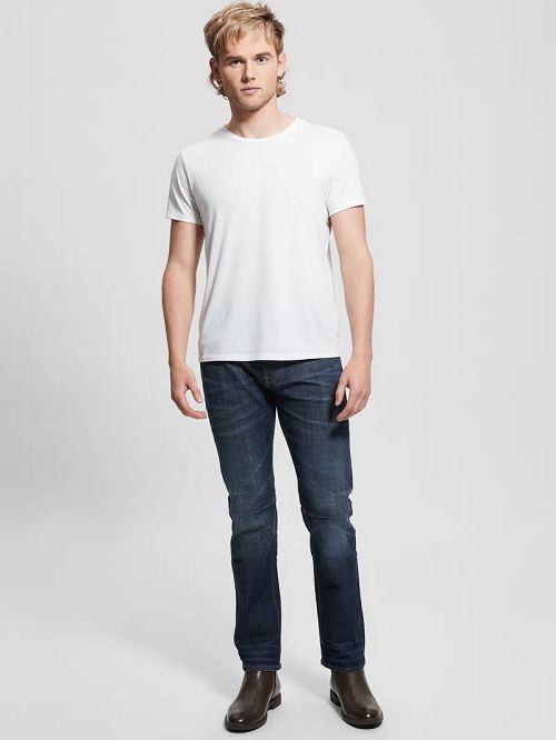 Guess Regular Straight Jeans Albastri | GUESS-SN30348