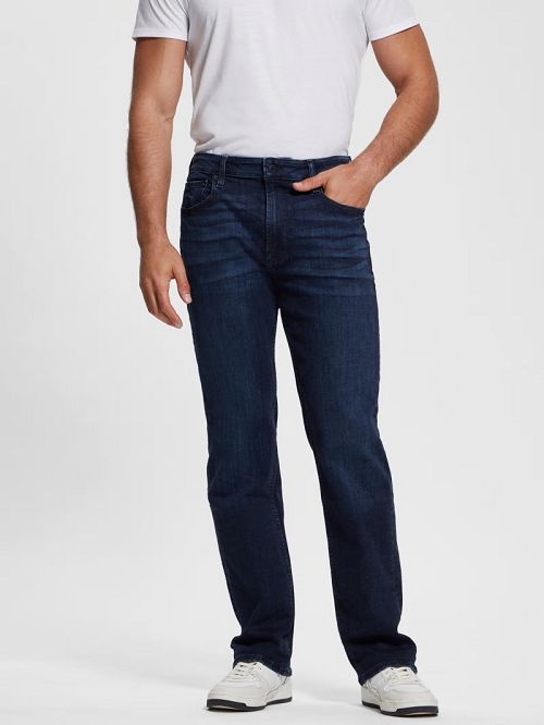Guess Regular Straight Jeans Albastri | GUESS-SN30450