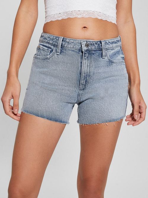 Guess Relaxed Denim Shorts Albastri | GUESS-SN28111