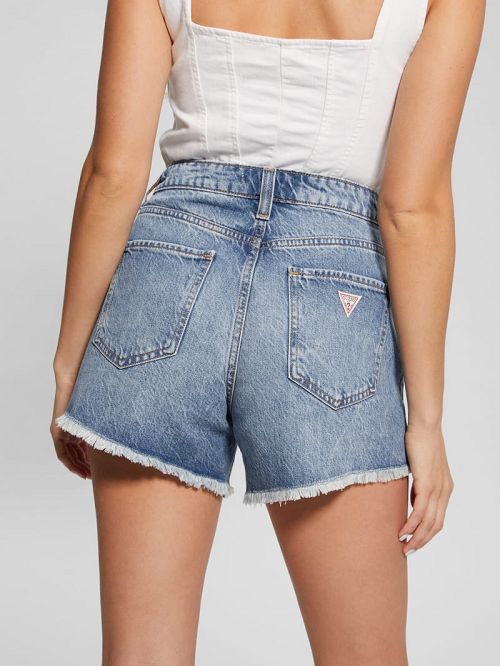 Guess Relaxed Denim Shorts Albastri | GUESS-SN28113