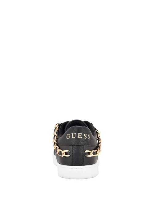 Guess Reney Chain Quilted Sneakers Negrii | GUESS-SN29495