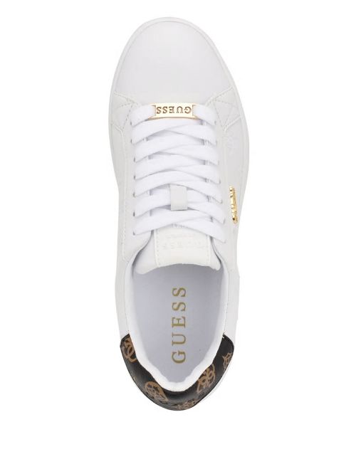 Guess Renzy Debossed Logo Low-Top Sneakers Albi | GUESS-SN29496