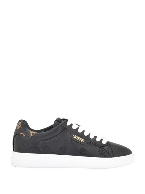 Guess Renzy Debossed Logo Low-Top Sneakers Negrii | GUESS-SN29497
