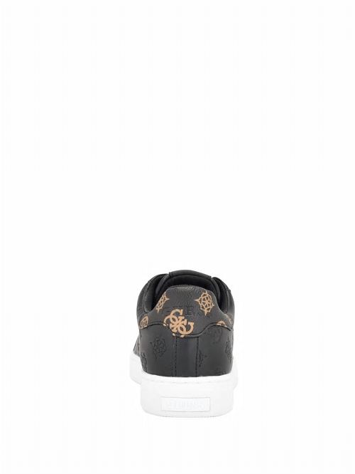 Guess Renzy Debossed Logo Low-Top Sneakers Negrii | GUESS-SN29497