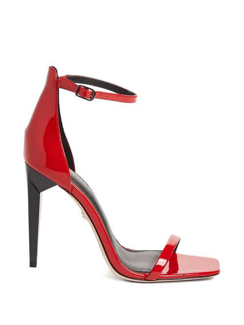Guess Revel Patent Leather Heel Rosii | GUESS-SN29829