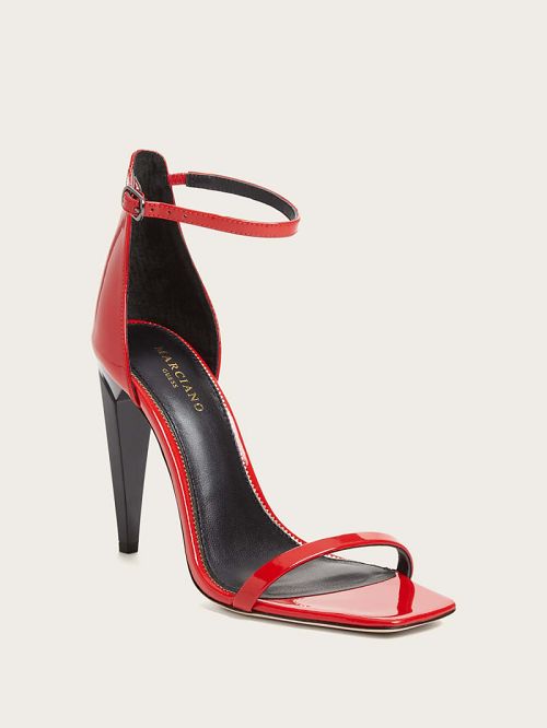 Guess Revel Patent Leather Heel Rosii | GUESS-SN29829