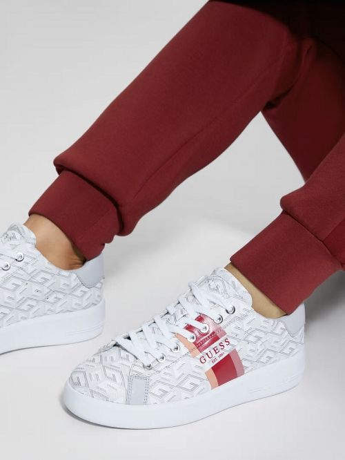 Guess Reyhana G-Cube Low-Top Sneakers Gri | GUESS-SN29504