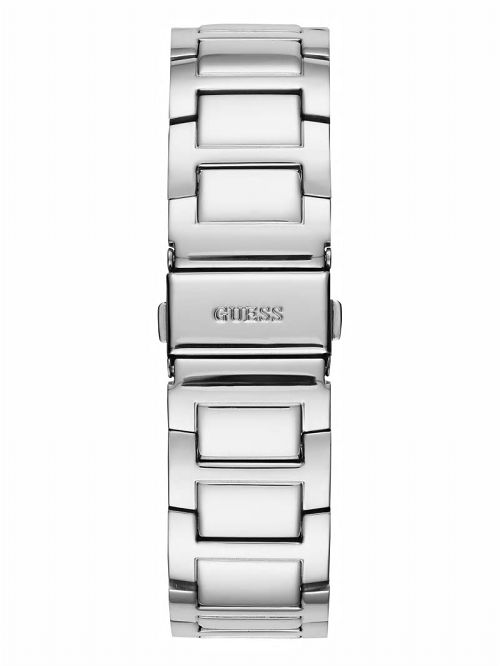 Guess Rhinestone Silver-Tone Multifunction Watch Argintii | GUESS-SN30030