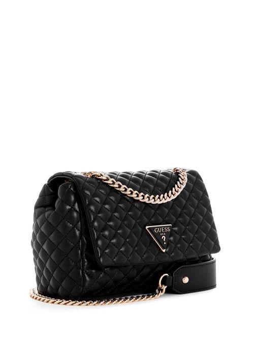 Guess Rianee Convertible Crossbody Bag Negrii | GUESS-SN28813