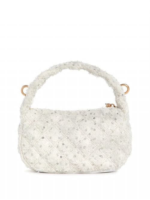 Guess Rianee Denim Mini Hobo Albi | GUESS-SN28883