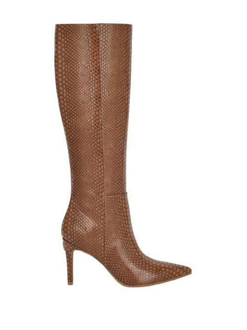 Guess Richee Snakeskin Boots Bej | GUESS-SN29959