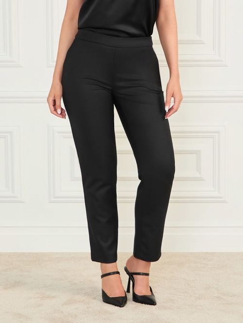 Guess Roberta Wool-Blend Pant Negrii | GUESS-SN28245