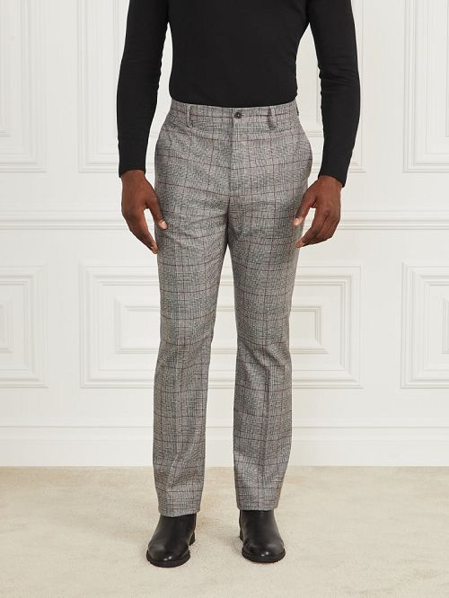Guess Roger Chino Pants Negrii Albi | GUESS-SN31388