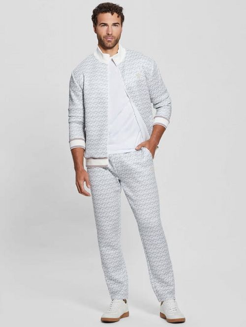 Guess Rolph Signature Cube Jacket Albi | GUESS-SN31562