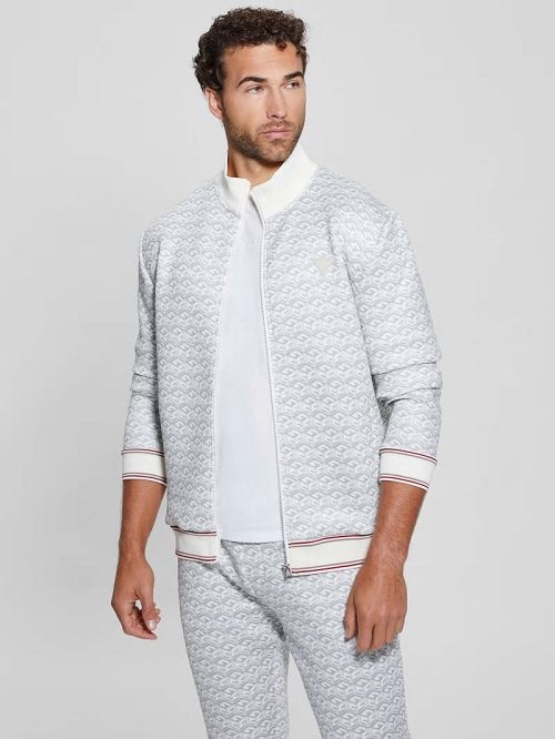 Guess Rolph Signature Cube Jacket Albi | GUESS-SN31562