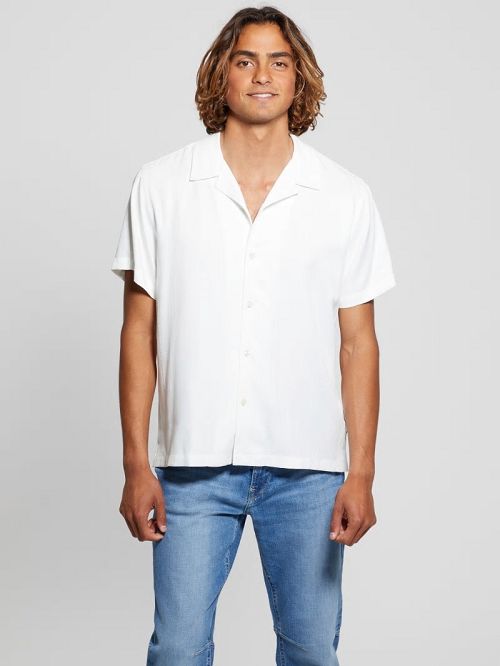 Guess Roma Stripe Shirt Albi | GUESS-SN31299