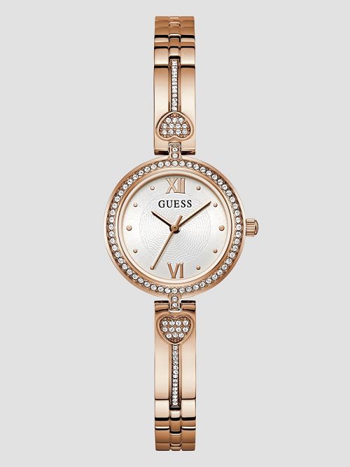 Guess Rose Gold-Tone Analog Watch Roz Aurii | GUESS-SN30036