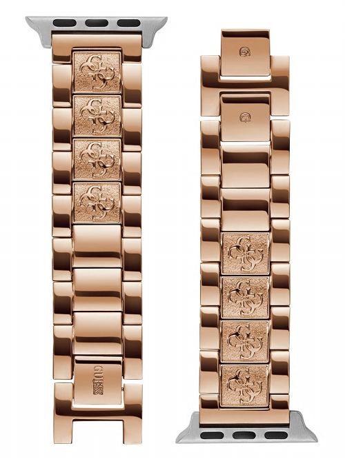 Guess Rose Gold-Tone Quattro G 38-40 mm Band for Apple Watch® Roz Aurii | GUESS-SN30002