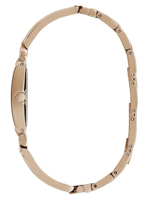 Guess Rose Gold-Tone Square Analog Watch Roz Aurii | GUESS-SN30026