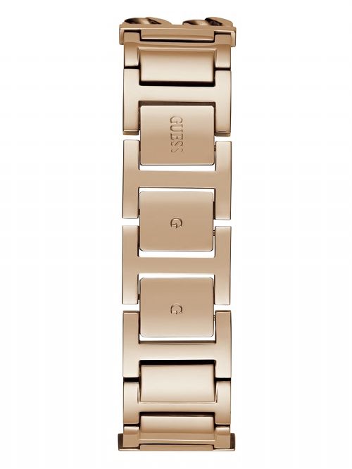 Guess Rose Gold-Tone Square Analog Watch Roz Aurii | GUESS-SN30026