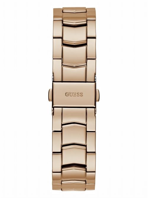 Guess Rose Gold-Tone and Crystal Multifunction Watch Roz Aurii | GUESS-SN30034