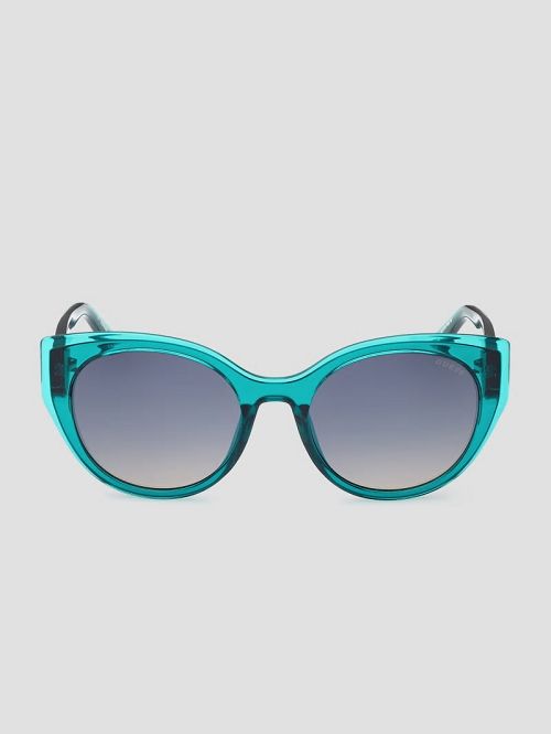 Guess Round Lucite Sunglasses Albastri | GUESS-SN30067