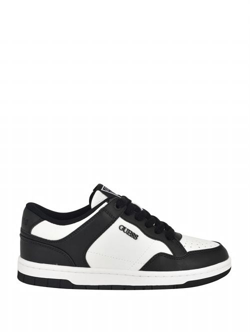 Guess Rubinn Faux-Leather Sneakers Negrii | GUESS-SN29553