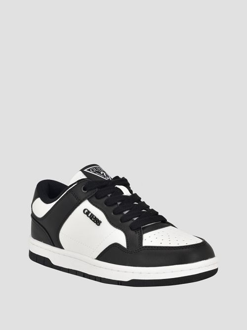 Guess Rubinn Faux-Leather Sneakers Negrii | GUESS-SN29553