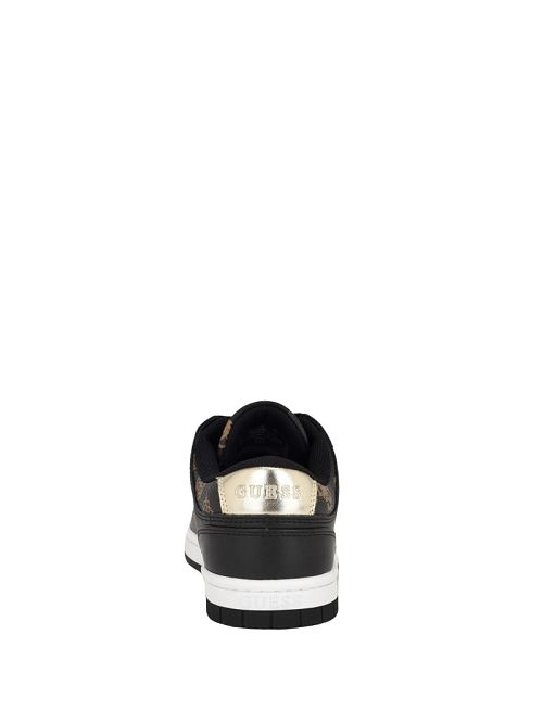 Guess Rubinn Faux-Leather Sneakers Negrii | GUESS-SN29566