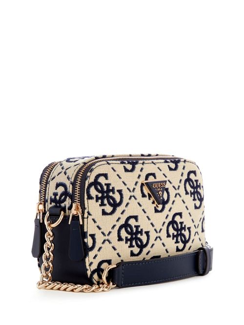 Guess Ruma Quattro G Camera Crossbody Albastri | GUESS-SN28692
