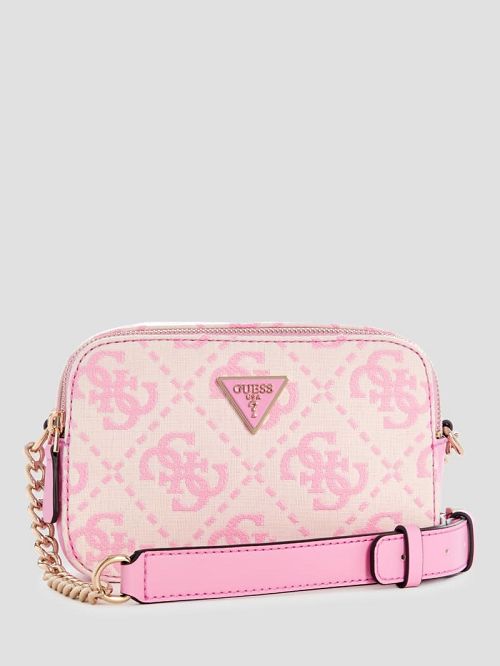 Guess Ruma Quattro G Camera Crossbody Roz | GUESS-SN28965