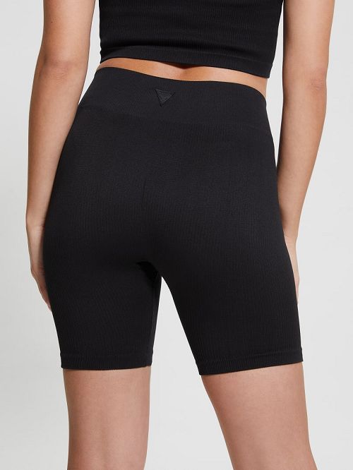 Guess Sara Seamless Biker Shorts Negrii | GUESS-SN28109
