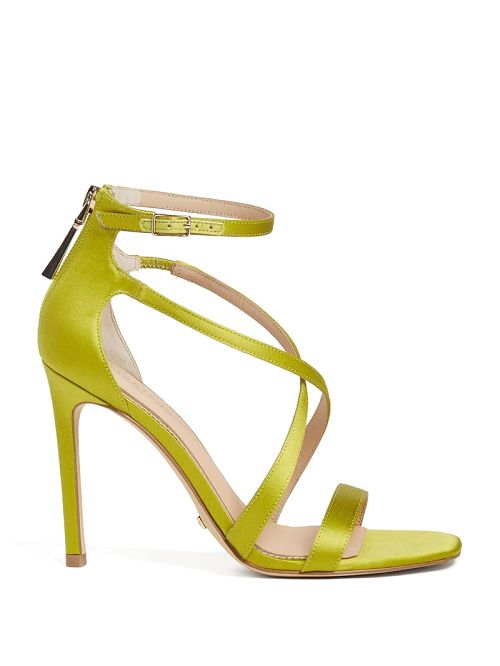 Guess Satin Strappy Heel Verzi | GUESS-SN29830