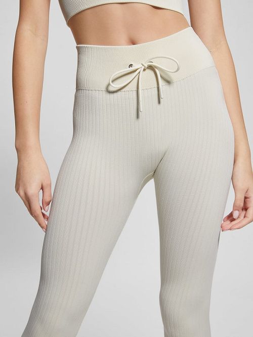 Guess Seamless Ribbed Leggings Albi | GUESS-SN28335