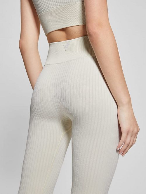 Guess Seamless Ribbed Leggings Albi | GUESS-SN28335