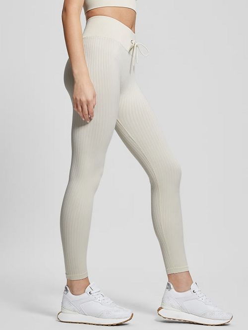 Guess Seamless Ribbed Leggings Albi | GUESS-SN28335
